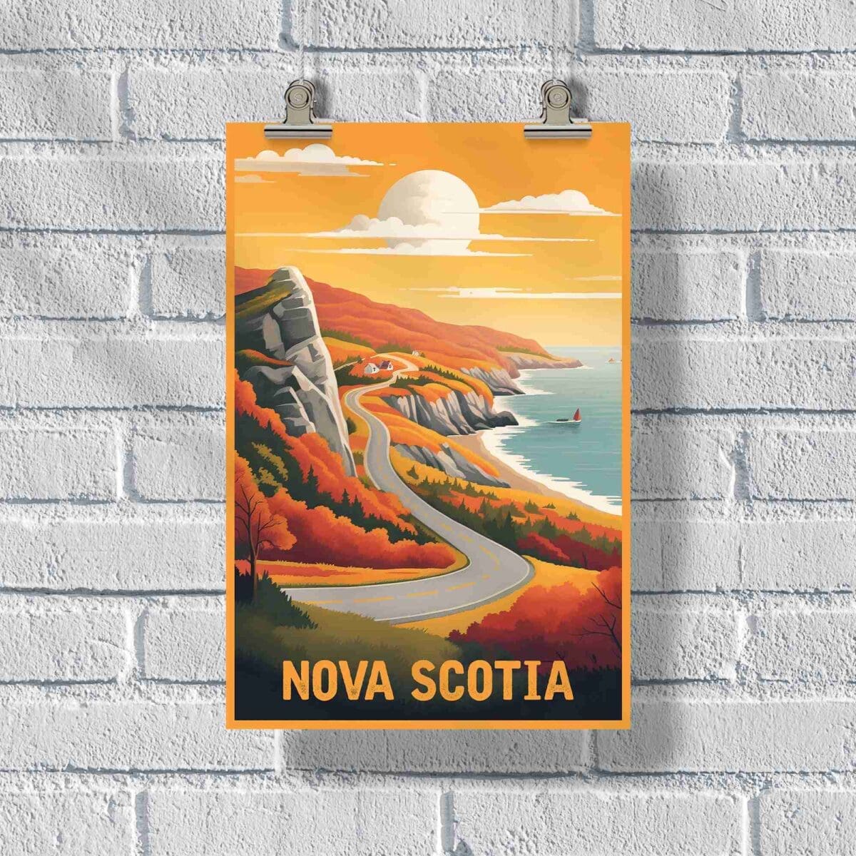 Nova Scotia Cape Breton Highlands Poster