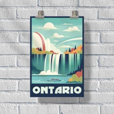 Ontario Niagara Falls Poster