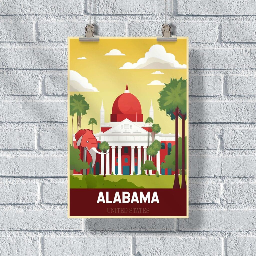 Alabama United States Poster