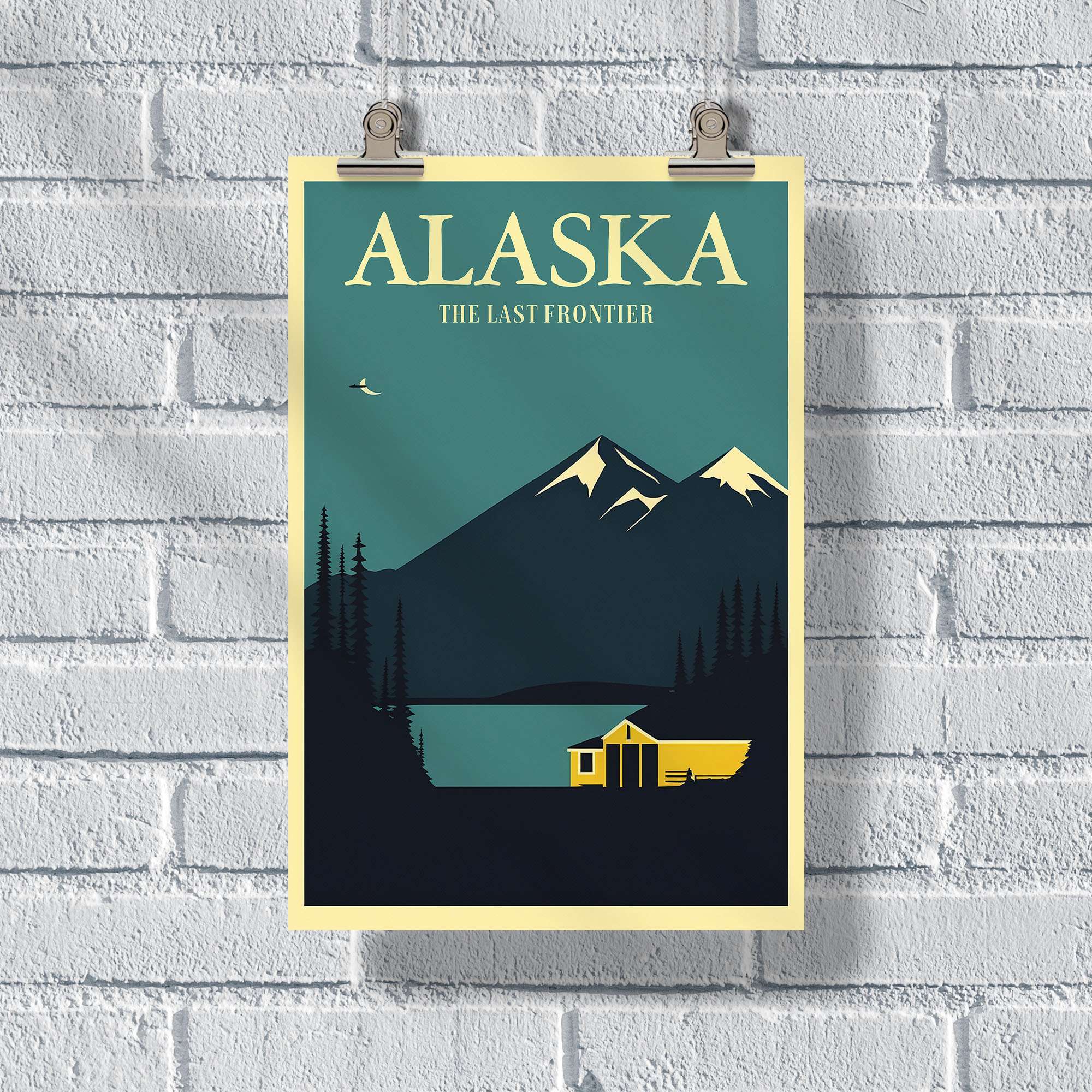 Alaska The Last Frontier Poster United World Memories