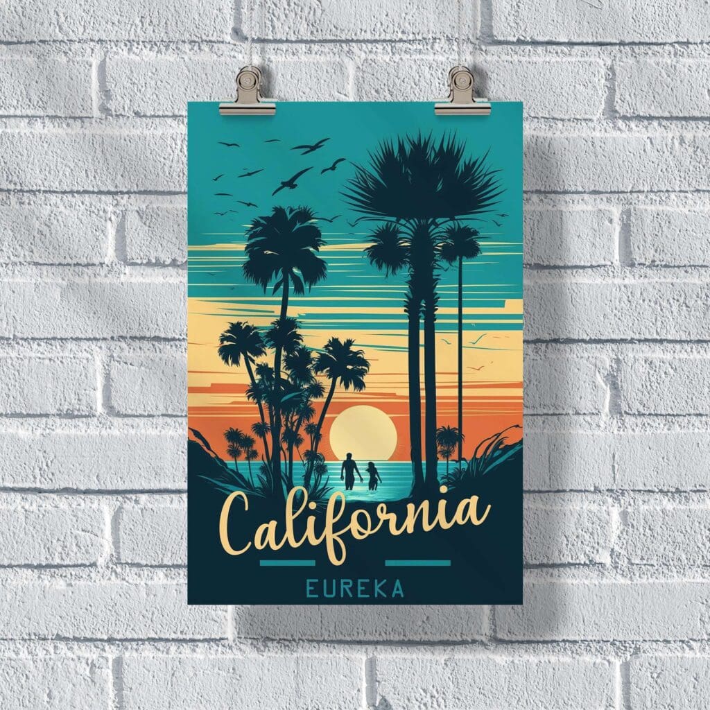 California Eureka Poster