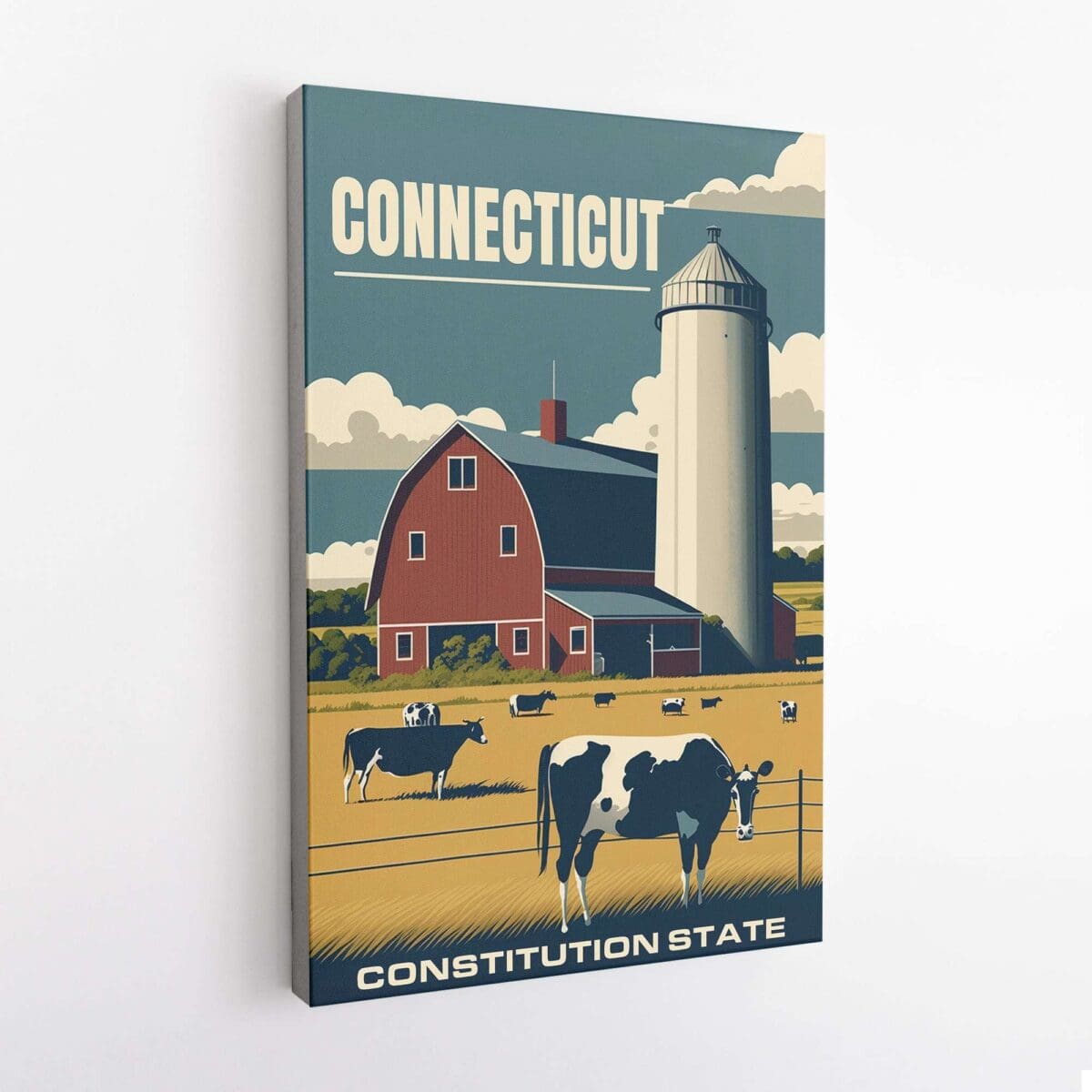 Connecticut Constitution State Canvas