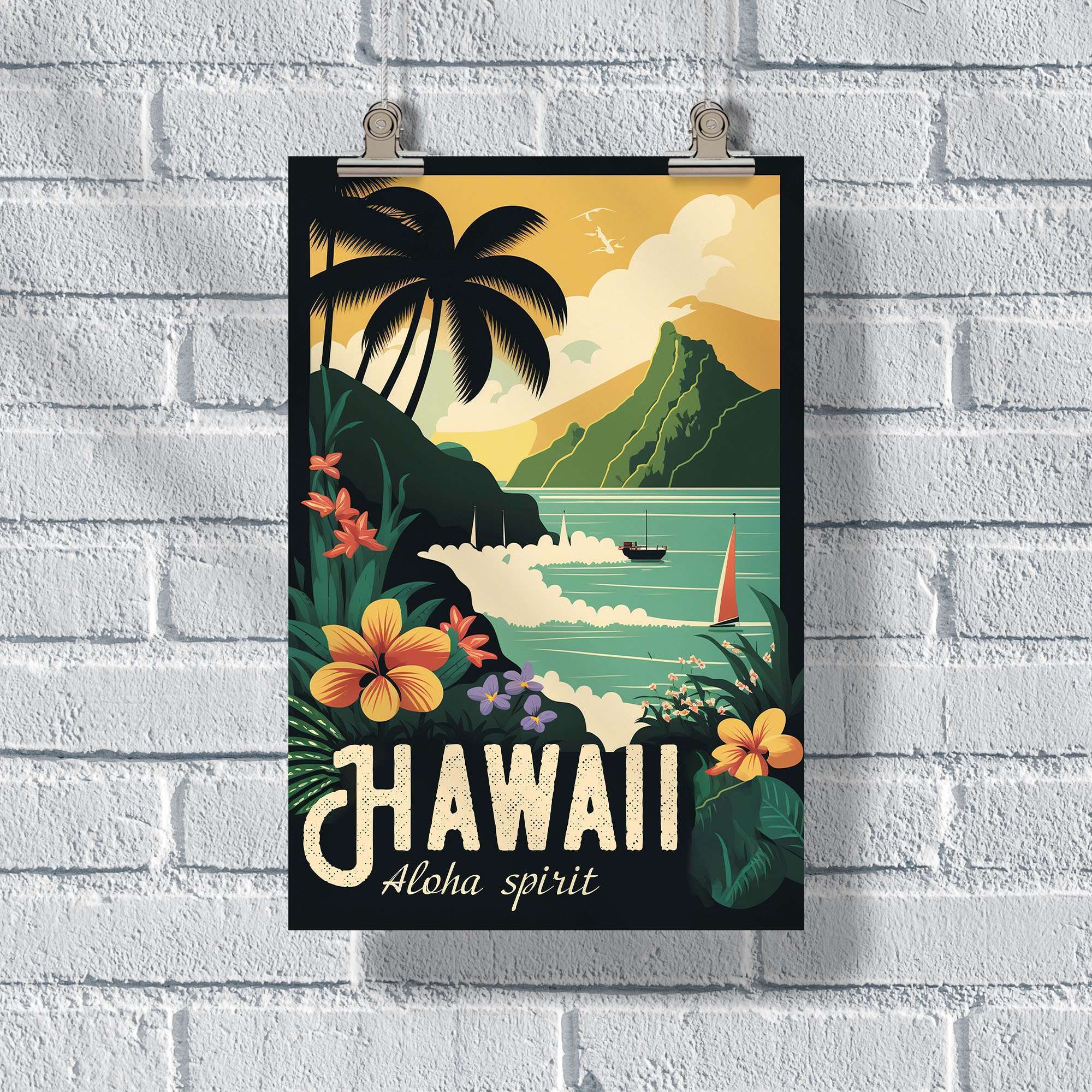 Hawaii Aloha Spirit Poster | United World Memories