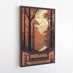 Indiana The Crossroads Of America Brown Country State Park Canvas