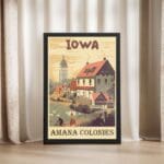 Iowa Amana Colonies Framed Poster