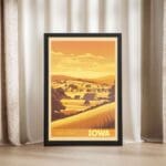 Iowa Fields Of Gold Framed Poster