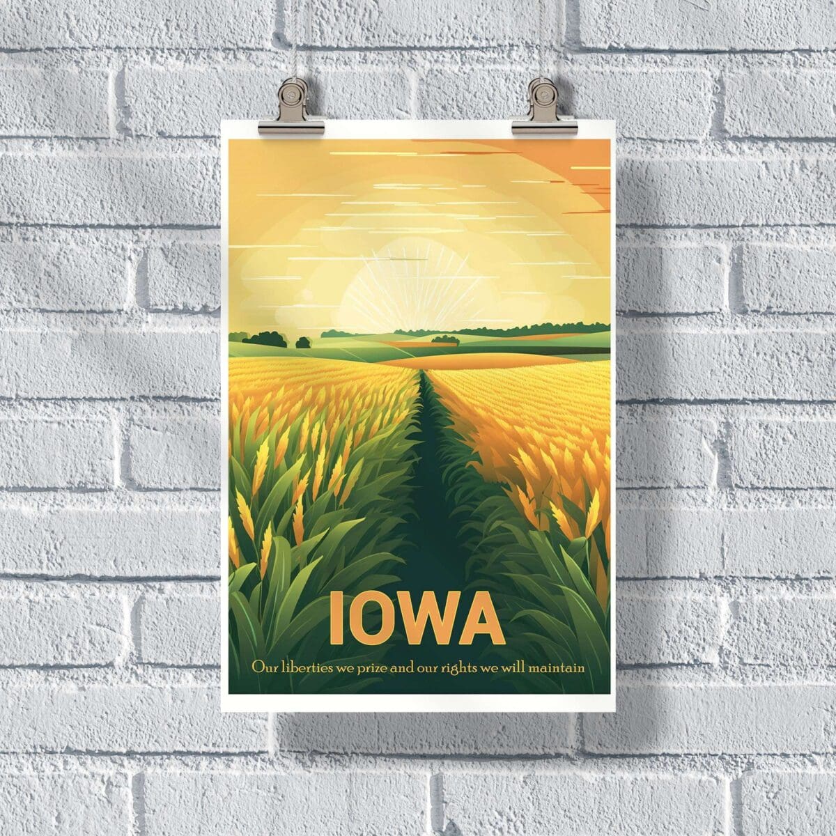 Iowa Motto Poster | United World Memories