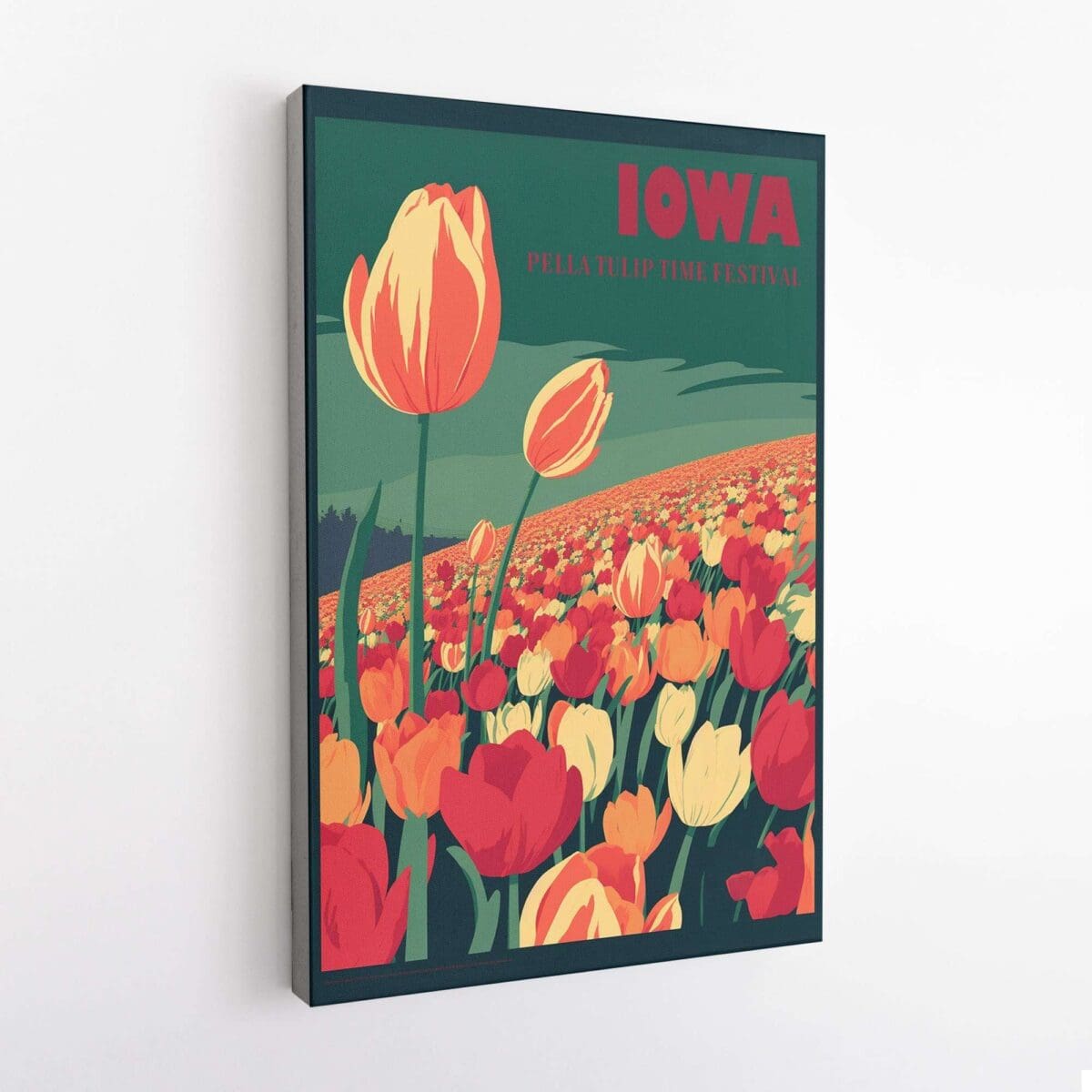 Iowa Pella Tulip Time Festival Canvas