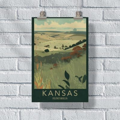 Kansas Flint Hills Poster