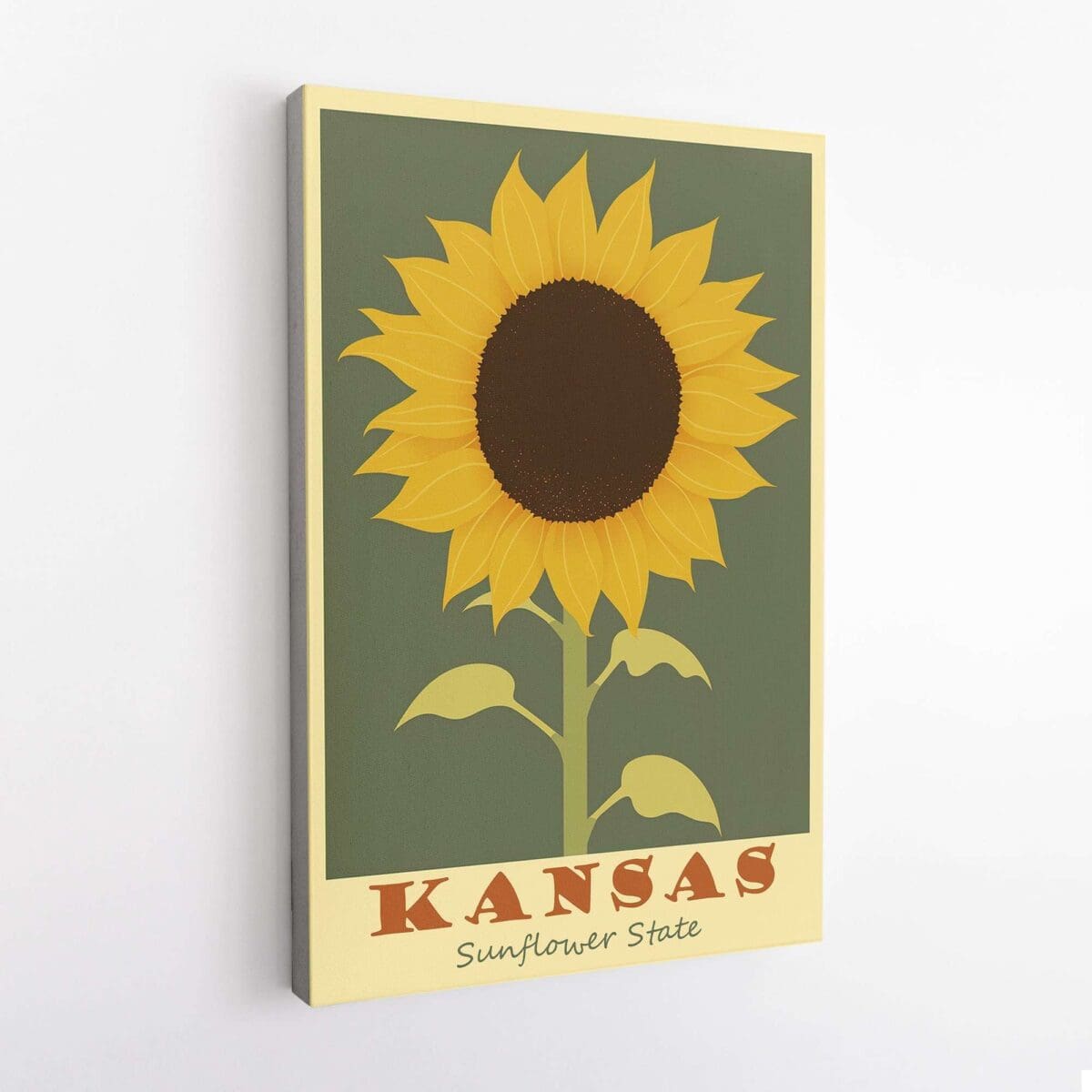 Kansas Sunflower State Canvas