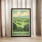 Kentucky Horse Country Beauty Framed Poster