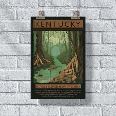 Kentucky Mammoth Cave Poster