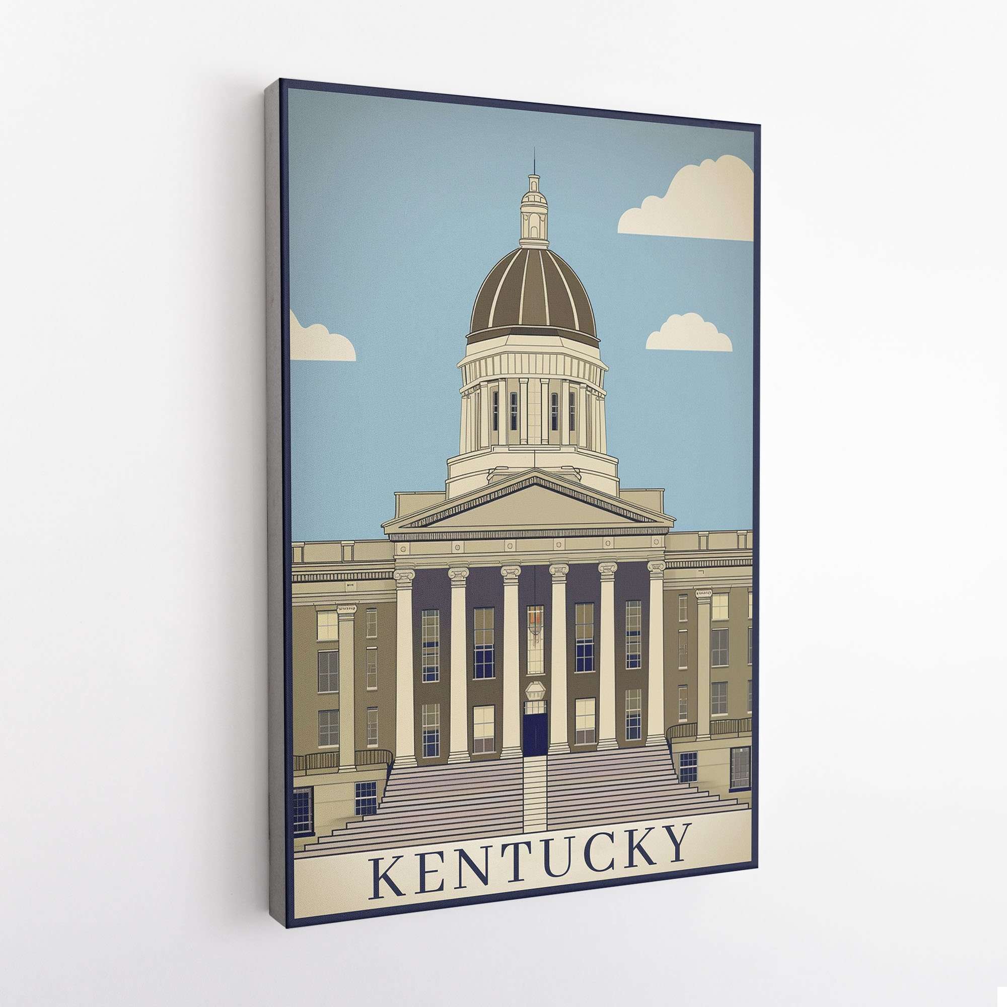 Kentucky Capitol Poster United World Memories