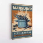 Maryland Blue Crab Bay Crab Country Cuisine Canvas