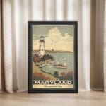 Maryland Chesapeake Bay Framed Poster