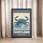 Maryland Crab Country Framed Poster