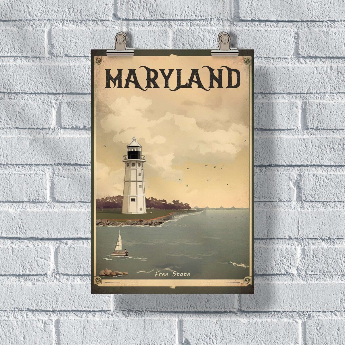 Maryland Free State Poster