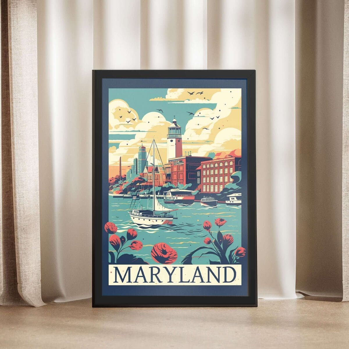 Maryland Framed Poster