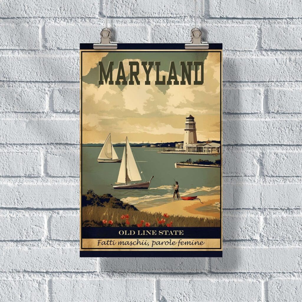 Maryland Old Line State Fatti Maschii, Parole Femine Poster