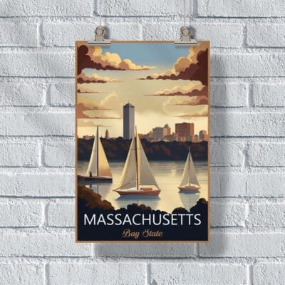 Massachusetts Bay State Poster