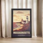 Massachusetts Cape Cod Beaches Framed Poster