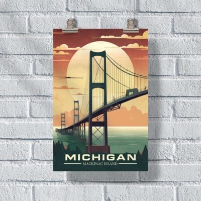 Michigan Mackinac Island Poster