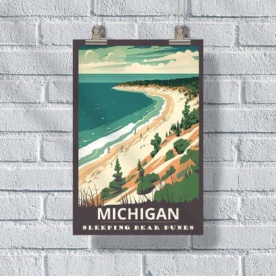 Michigan Sleeping Bear Dunes 2 Poster