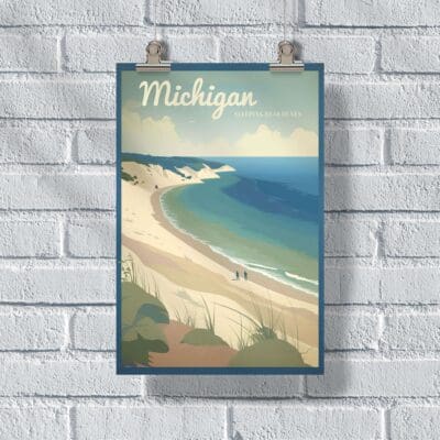 Michigan Sleeping Bear Dunes Poster