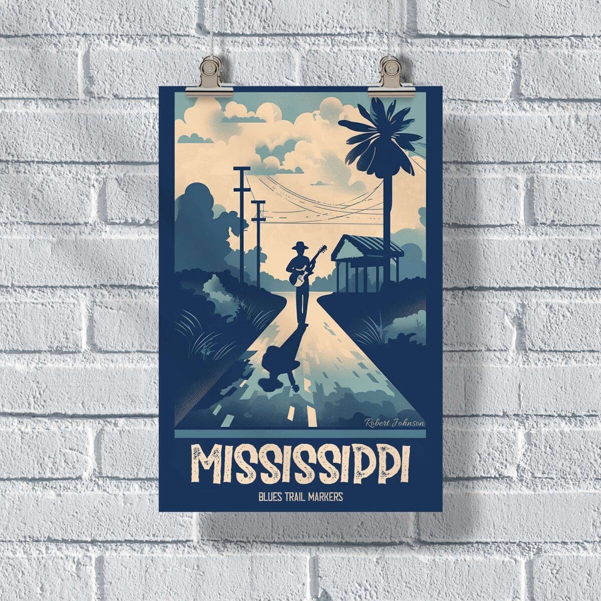 Mississippi Blues Trail Markers Robert Johnson Poster