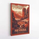 Nevada Red Rock Canyon Canvas