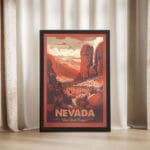 Nevada Red Rock Canyon Framed Poster