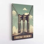 New York The Brooklyn Bridge Canvas