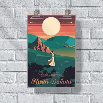 North Dakota Medora Musical Poster