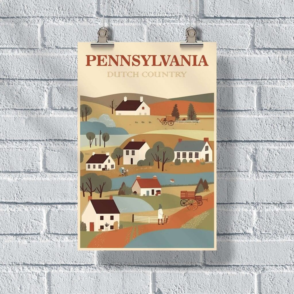 Pennsylvania Dutch Country Poster