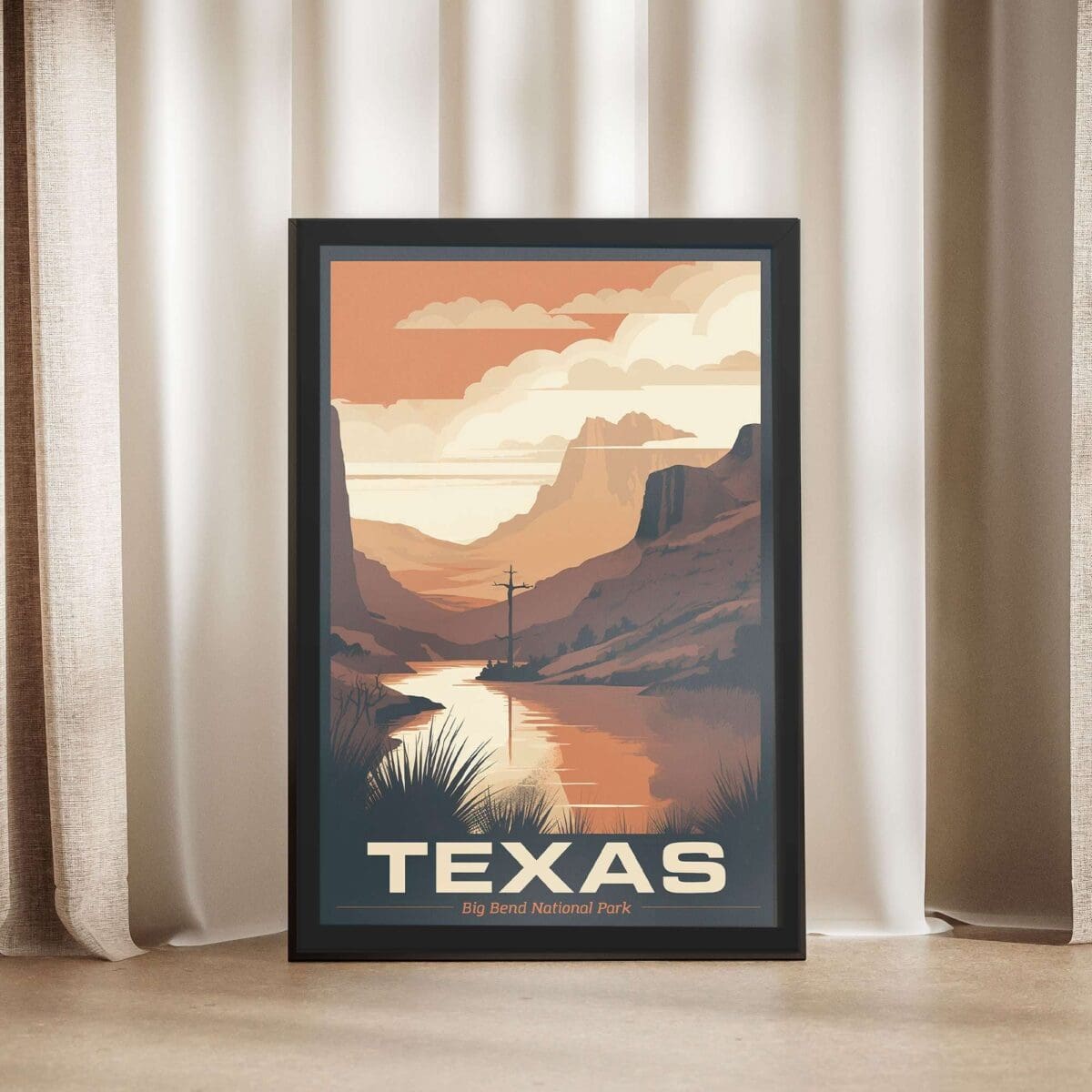 Texas Big Bend National Park 2 Framed Poster