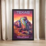 Texas Cadillac Ranch Framed Poster