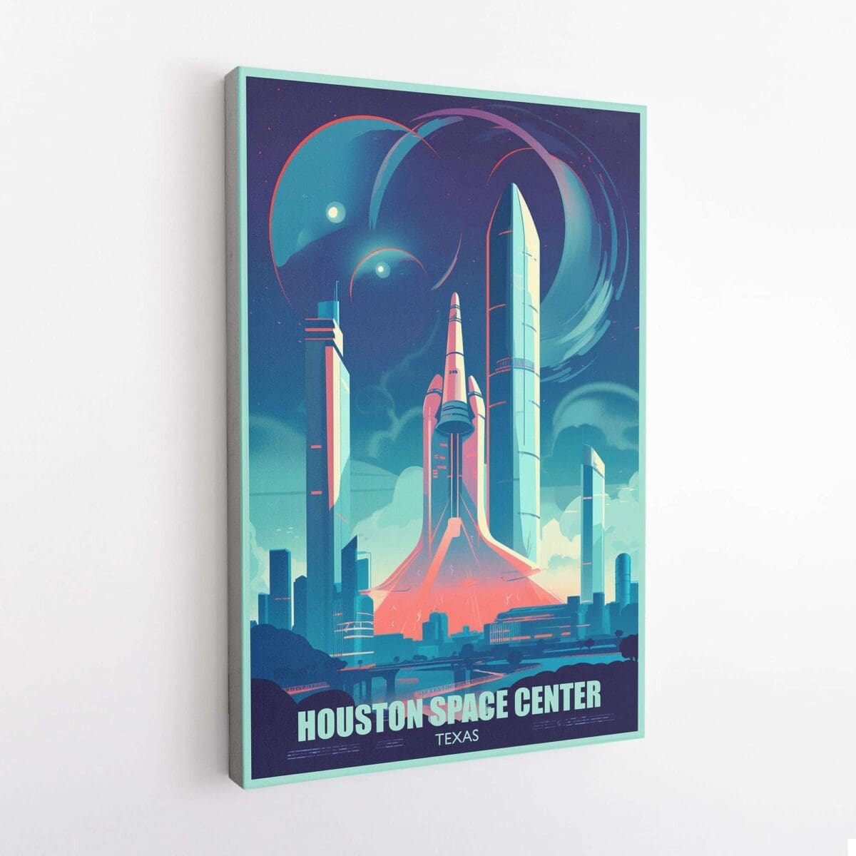 Texas Houston Space Center Canvas