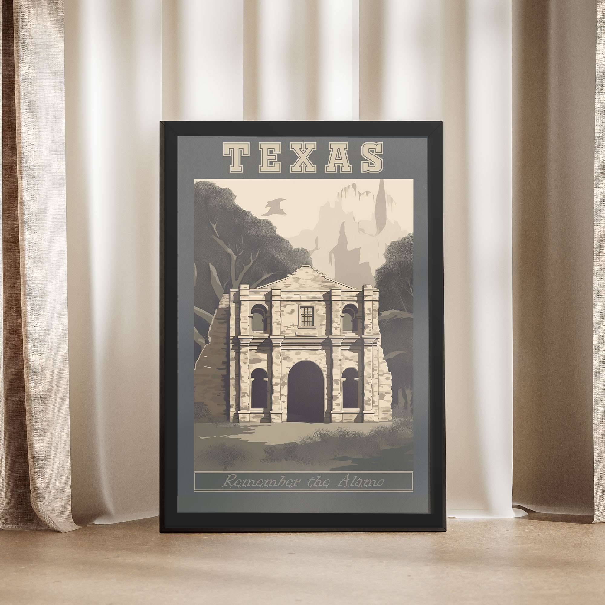 Texas Remember The Alamo Poster | United World Memories