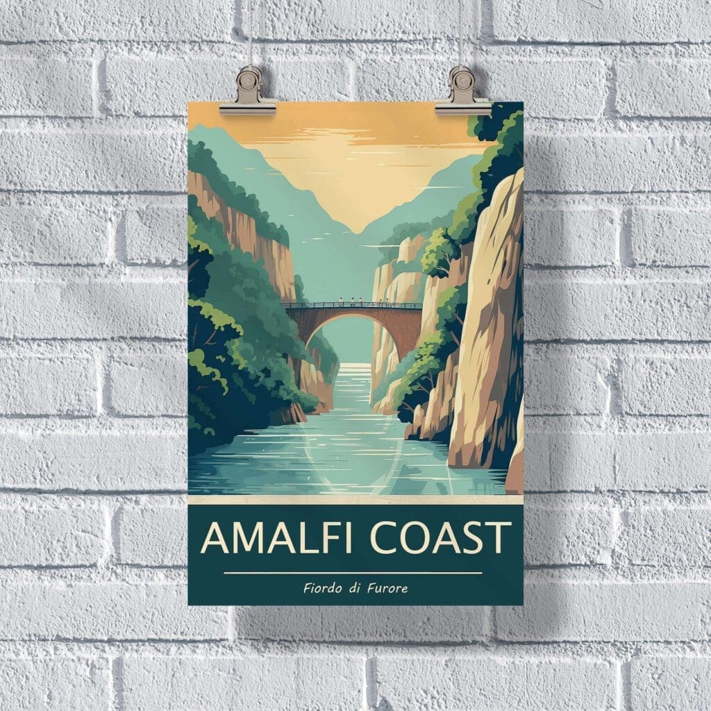 Amalfi Coast Fiordo Di Furore Poster