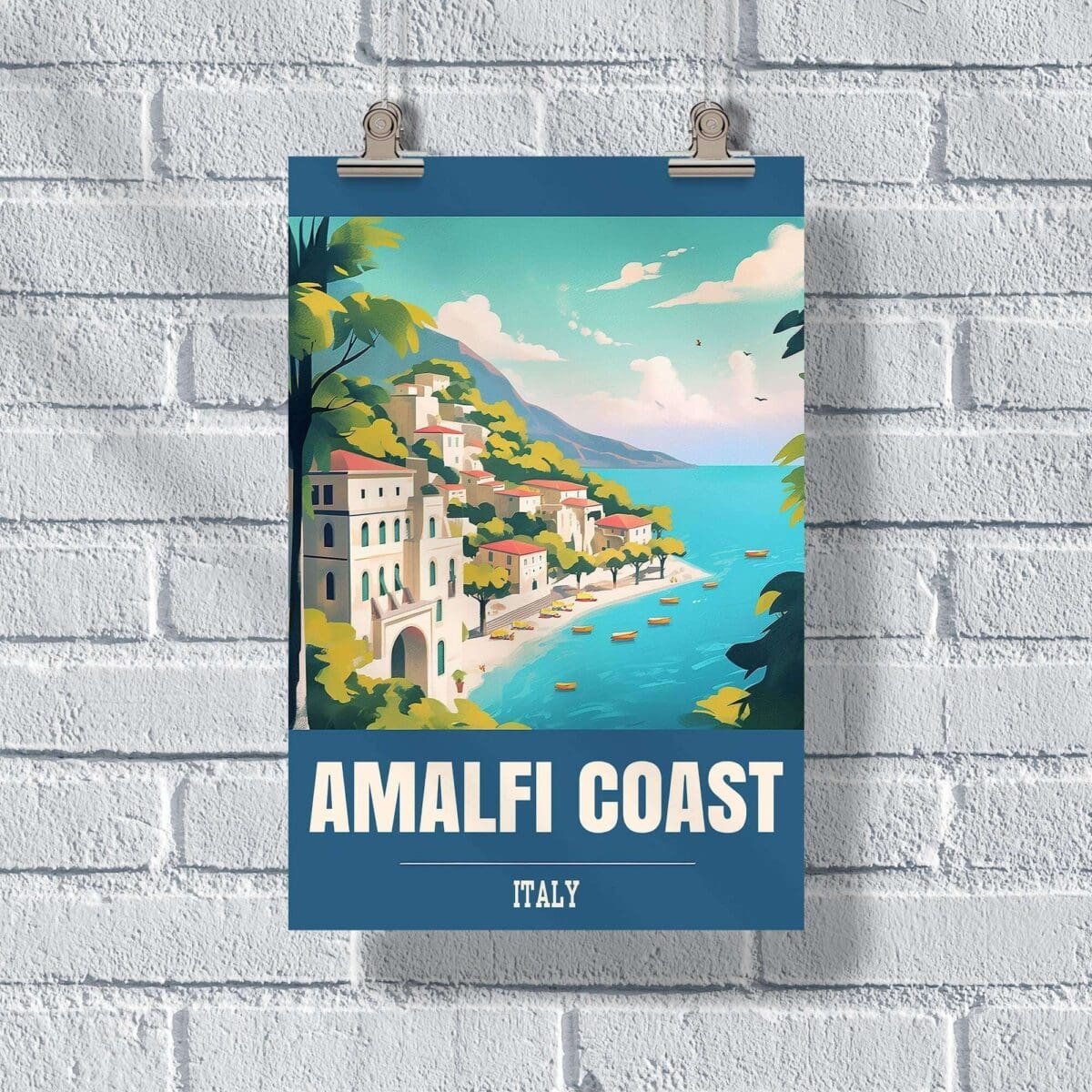 Amalfi Coast Italy 2 Poster