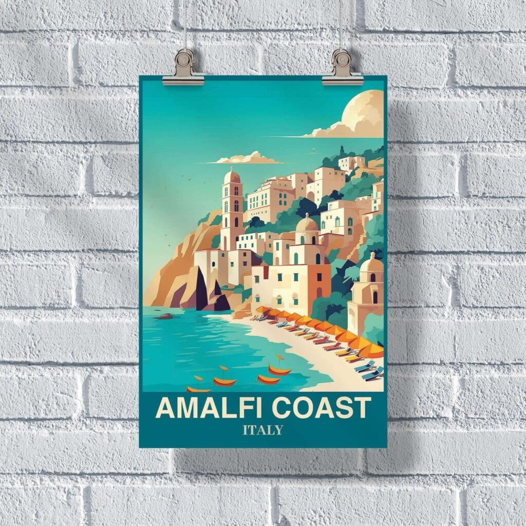 Amalfi Coast Italy Poster