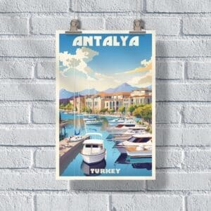 Antalya Marina Poster