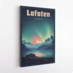 Lofoten Islands Northern Lights 2 Canvas