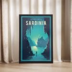 Sardinia Neptune's Grotto Framed Poster