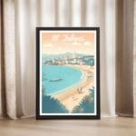 St. Julian's Bay Vista Framed Poster