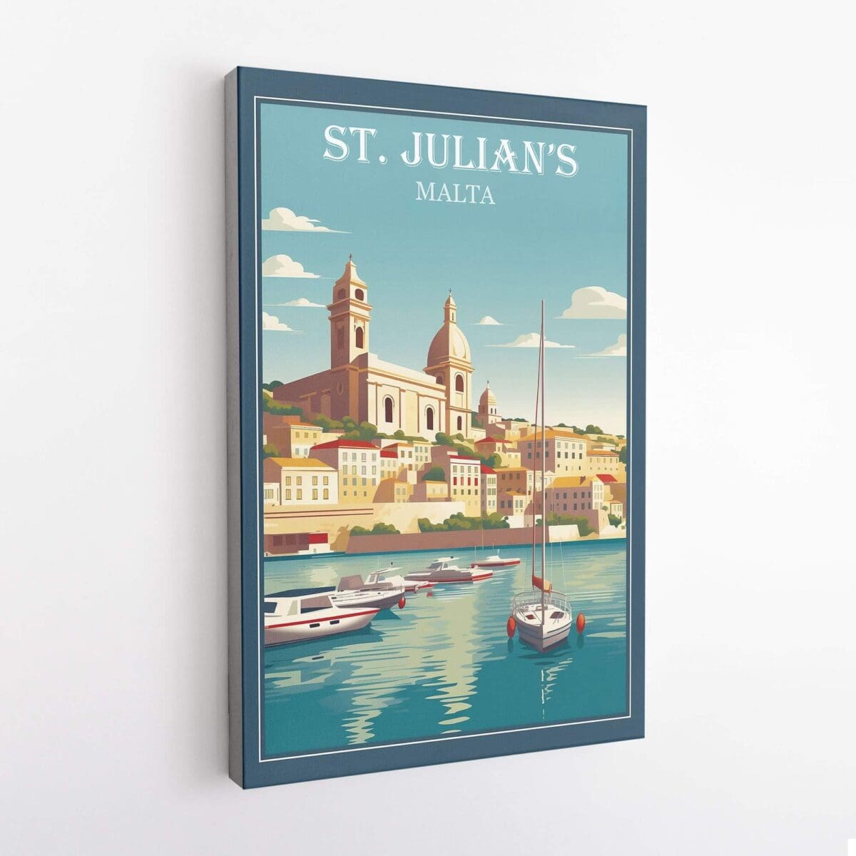 St. Julian's Malta Canvas