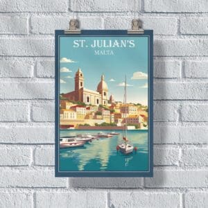 St. Julian's Malta Poster