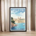 Valletta Grand Harbour 2 Framed Poster