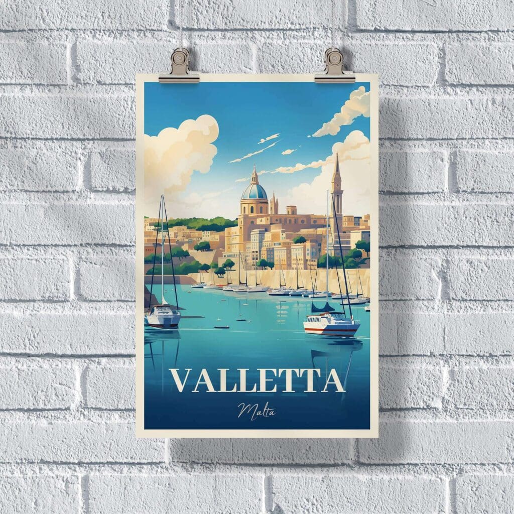 Valletta Malta Poster