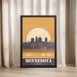 Minnesota Gopher State Framed Poster